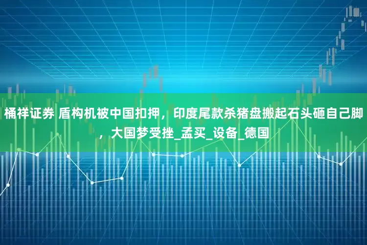 桶祥证券 盾构机被中国扣押，印度尾款杀猪盘搬起石头砸自己脚，大国梦受挫_孟买_设备_德国