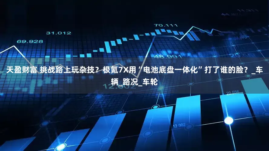 天盈财富 挑战路上玩杂技？极氪7X用“电池底盘一体化”打了谁的脸？_车辆_路况_车轮